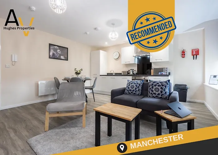 Inviting One-Bedroom Apartment In Central Salford - Perfect For Business Stays & Relocations By Av Hughes Properties